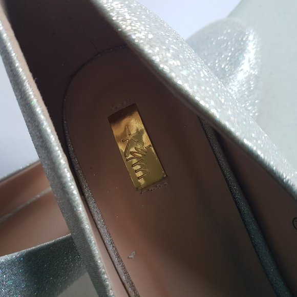 K&M Sparkle Heel Shoes Size 7.5 - Picture 5 of 10